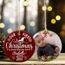 Baby 1st Christmas Home Decor Ceramic Ornament