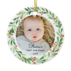 Baby 1st Christmas Photo Ornament