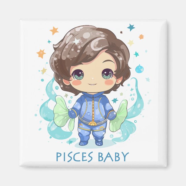 Baby 3 Pisces Magnet (Front)