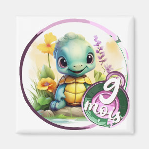 Baby - 9 months also magnet