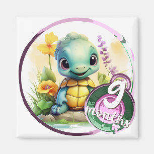 Baby - 9 months too magnet