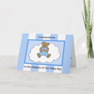 Baby Adoption Card -- Baby Boy