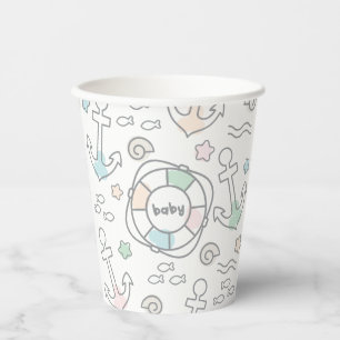 Baby Ahoy Paper Cups