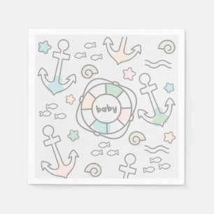 Baby Ahoy Paper Napkins