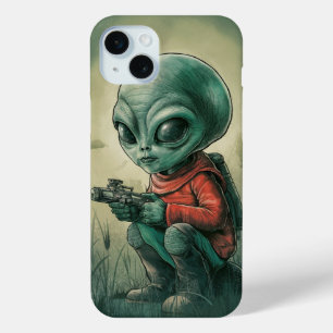 Baby Alien iPhone 15 Mini Case