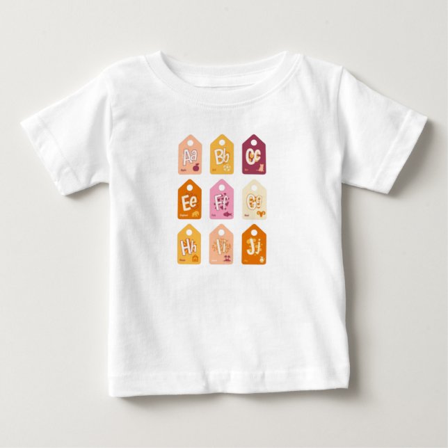 baby alphabet  T-Shirt (Front)