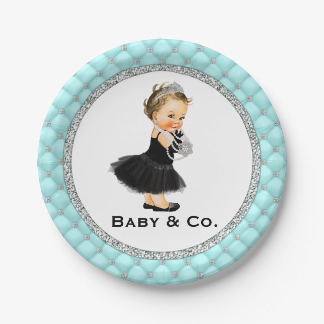 Baby and Company Baby Shower Paper Plates (Front)