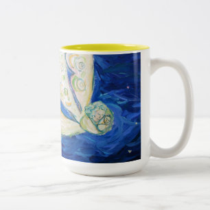 Baby and Guardian Angel Art Painting Mug