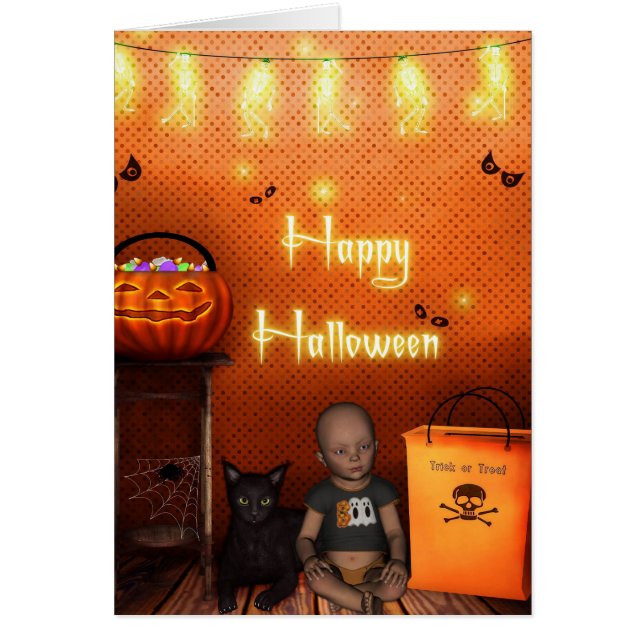 Baby and Kitty Halloween (Front)