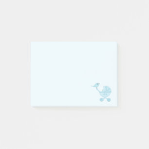Baby and Mummy Bluebirds Nursery Post-it Notes