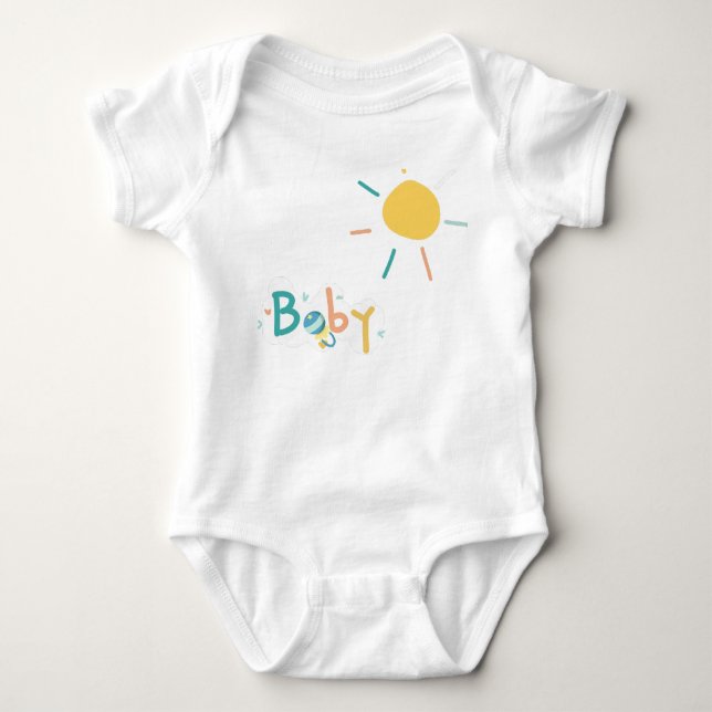 baby and sun bodysuit (Front)