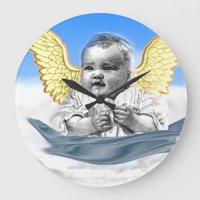 baby Angel  clock (Front)