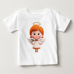 Baby Angel – Cute Cartoon Angel with Halo for Kids T-Shirt
