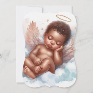 Baby Angel newborn Card