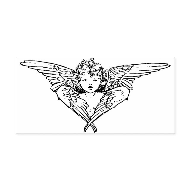Baby Angel Rubber Stamp (Imprint)