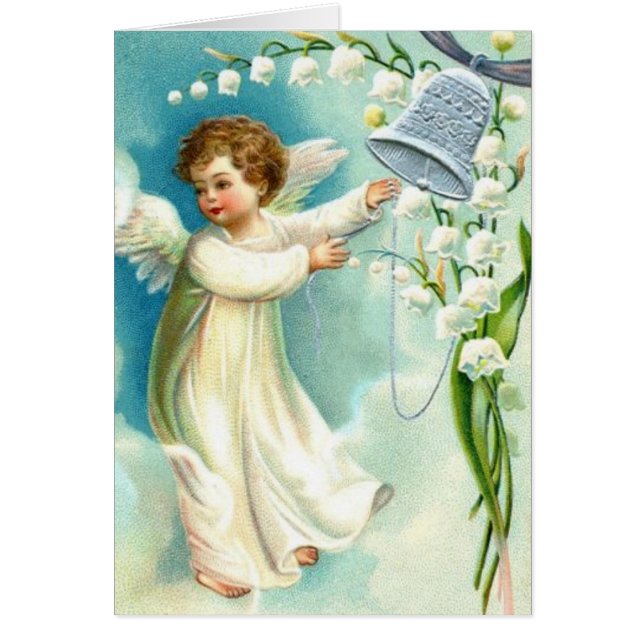 Baby Angel With Blue Bell (Front)