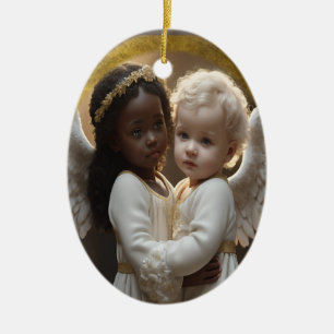 Baby Angels Ceramic Tree Decoration