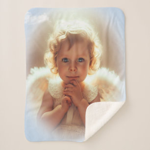 Baby Angels Sherpa Blanket