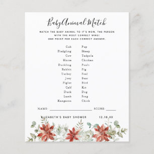 Baby Animal Match   Baby Shower Game