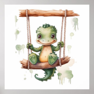 Baby Animal Prints for Nursery, Safari poster