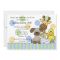Baby Animals 1st Birthday Party Invitation