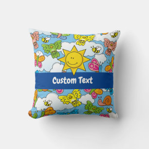 Baby Animals Background Cushion