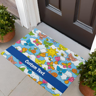 Baby Animals Background Doormat