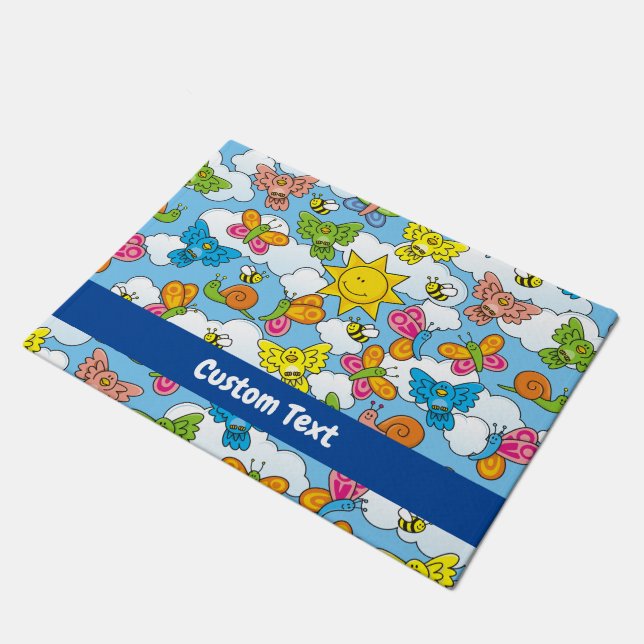 Baby Animals Background Doormat (Angled)