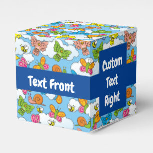 Baby Animals Background Favour Box