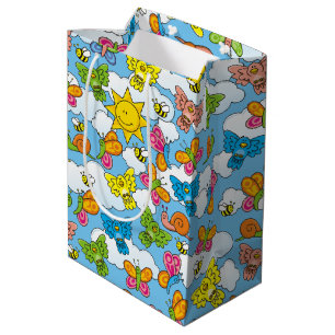 Baby Animals Background Medium Gift Bag