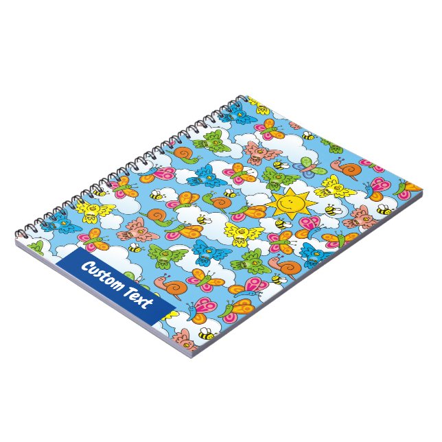 Baby Animals Background Notebook (Left Side)