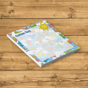 Baby Animals Background Notepad