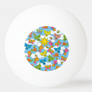 Baby Animals Background Ping Pong Ball