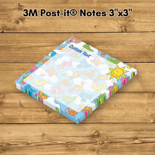 Baby Animals Background Post-it Notes
