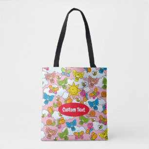 Baby Animals Background Tote Bag