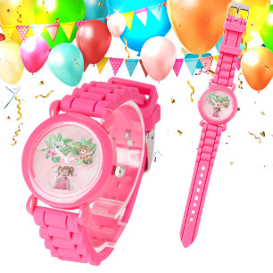 Baby Animals Custom Photo Kids Watch Birthday Gift