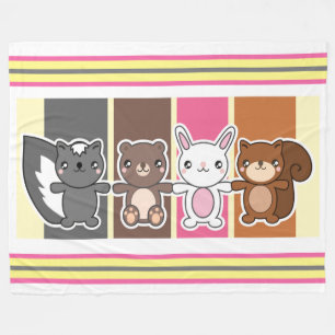 Baby Animals Fleece Blanket