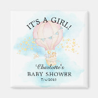 Baby Animals Hot Air Balloon Baby Shower Favor