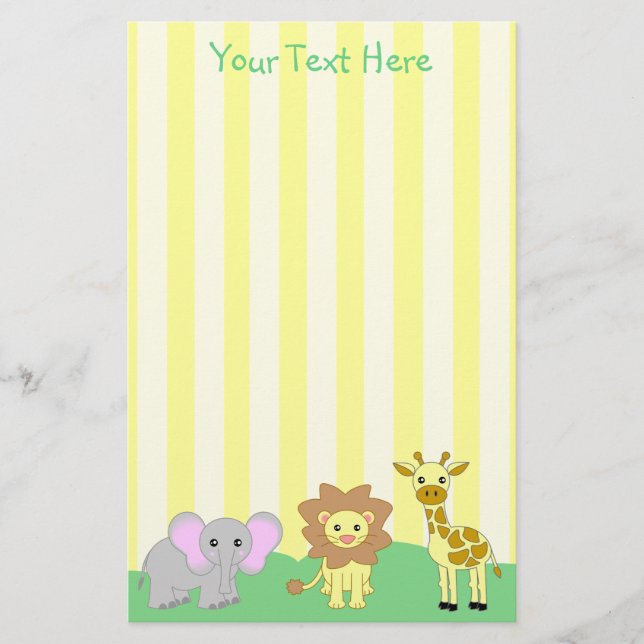 Baby Animals Stationery (TBA) (Front)