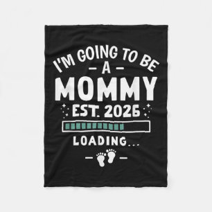 Baby Announcement 1st Time Mom I’m Going To Be A M Fleece Blanket