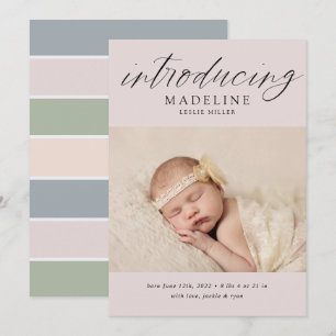 BABY ANNOUNCEMENT Add Your Photo