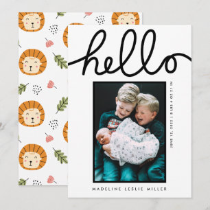 BABY ANNOUNCEMENT Add Your Photo