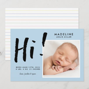BABY ANNOUNCEMENT Add Your Photo