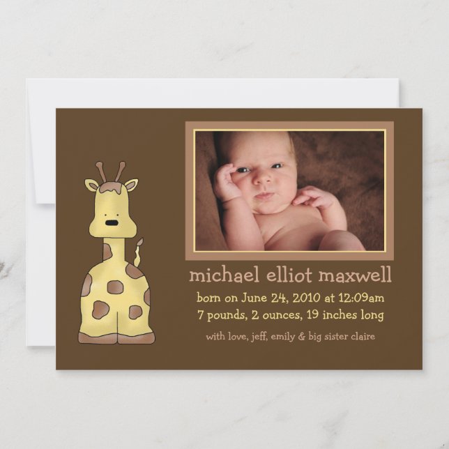 Baby Announcement Cards (Front)