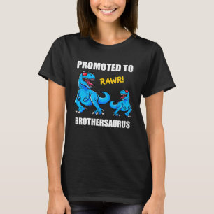 Baby Announcement Dinosaur Promoted To Brothersau T-Shirt