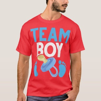 Baby Announcement Future Parents Team Boy Gender R T-Shirt