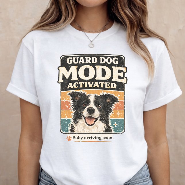 Baby Announcement Guard Dog Pregnancy Reveal T-Shirt (Creator Uploaded)