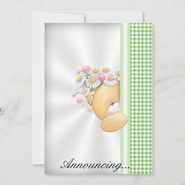 Baby Announcement Invitation (Front)