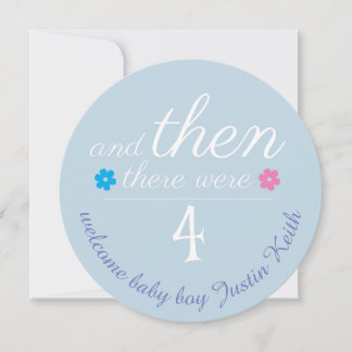 Baby Announcement / Invitation (customise text)