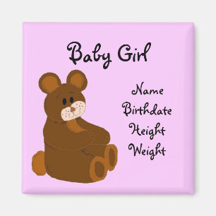 Baby Announcement Magnet